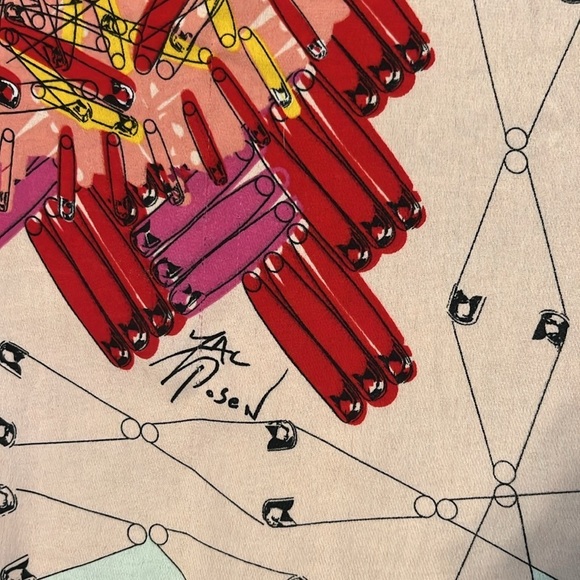 Zac Posen silk
Blend printed safety pin scarf - Picture 4 of 6